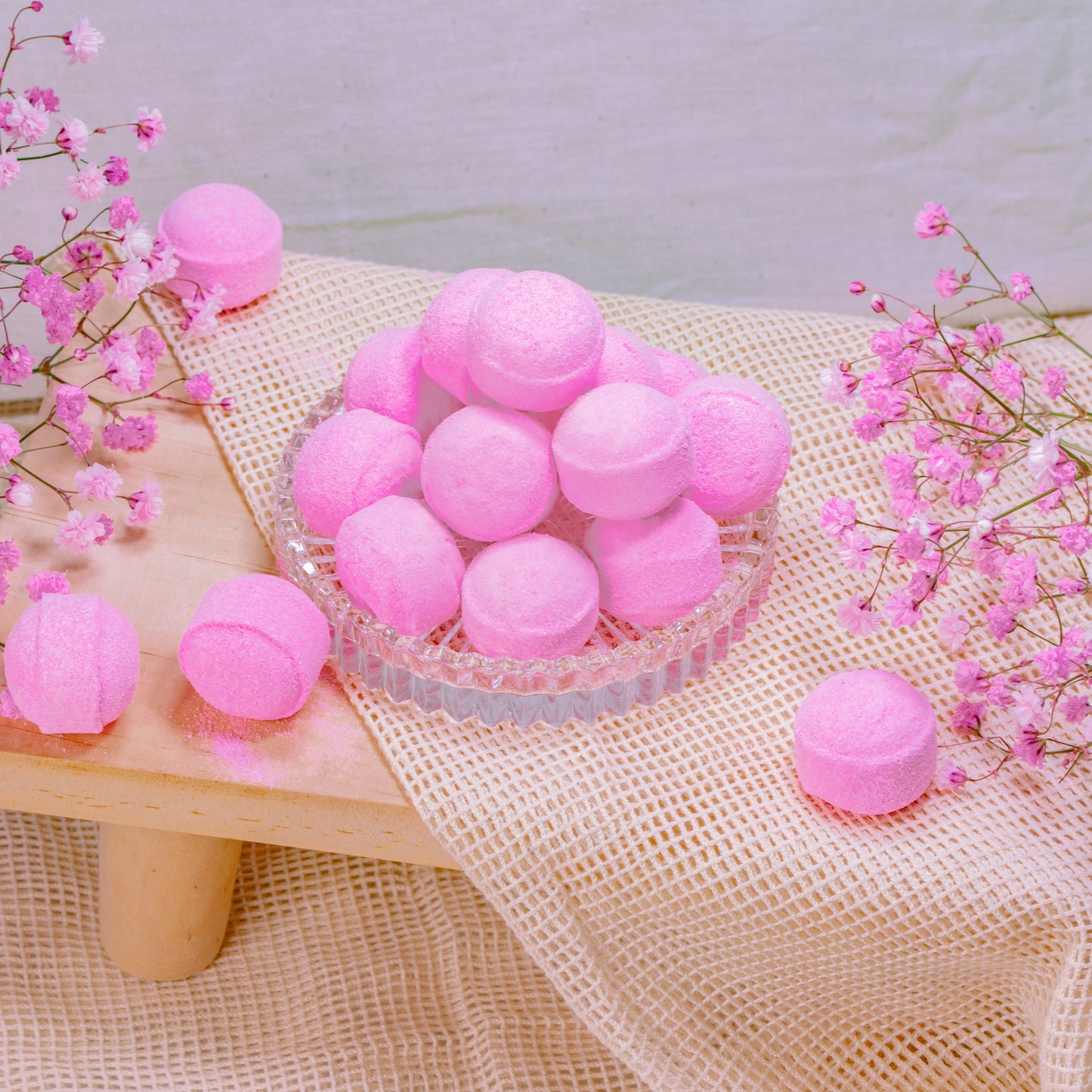 Mini Bombes de Bain - Cerise