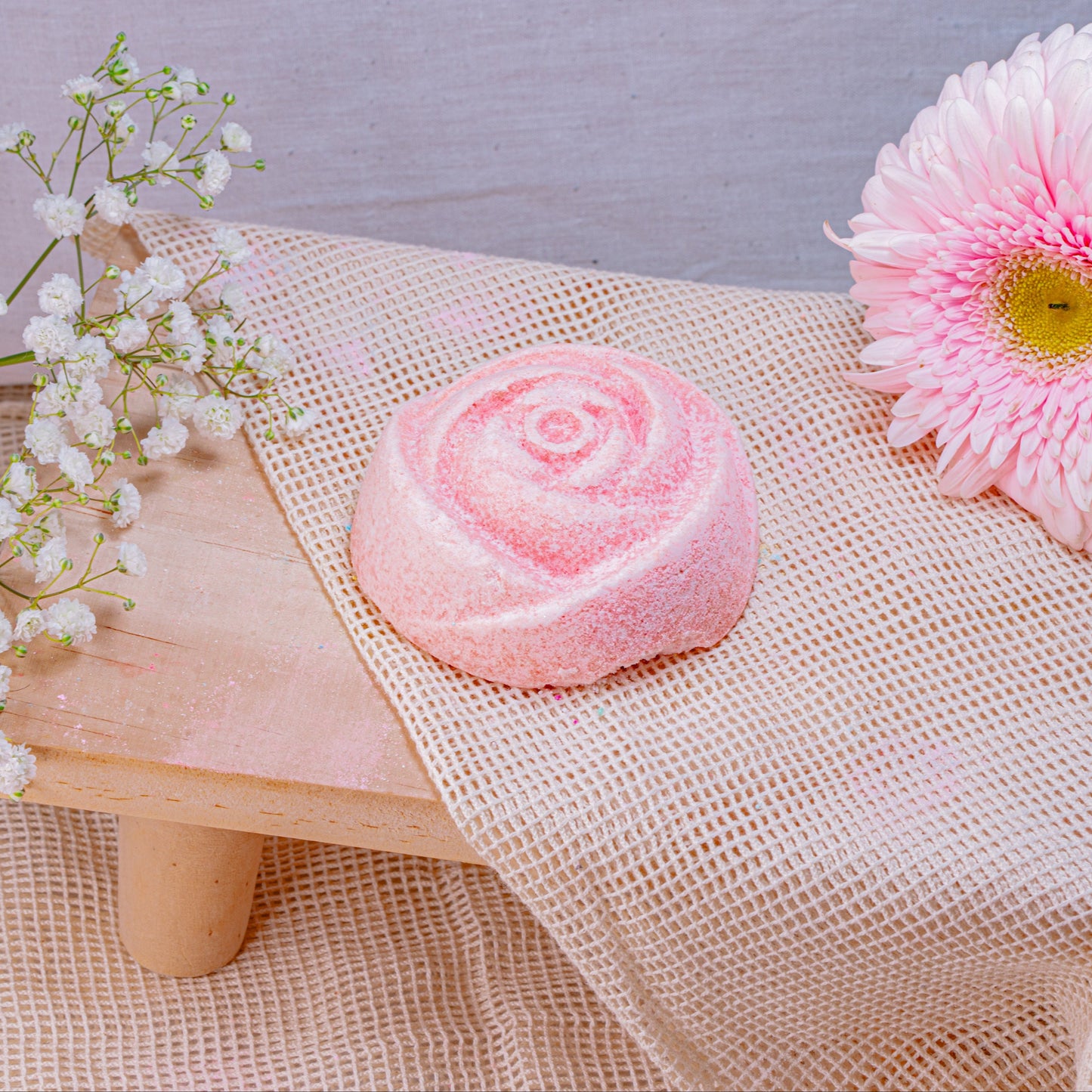 Bombe de Bain Rose - Fleur de Cerisier