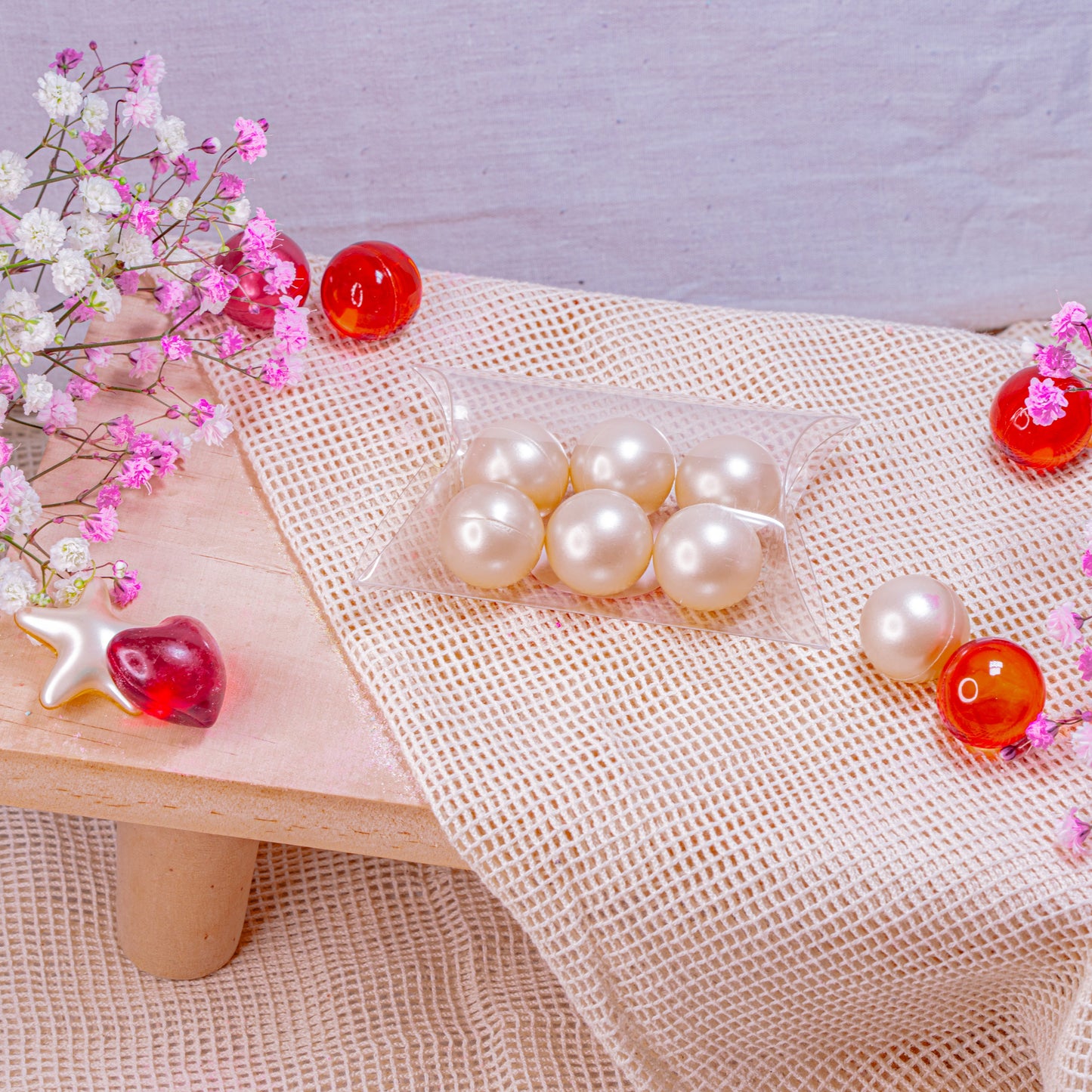 Coffret 6 Perles de bain - Coco