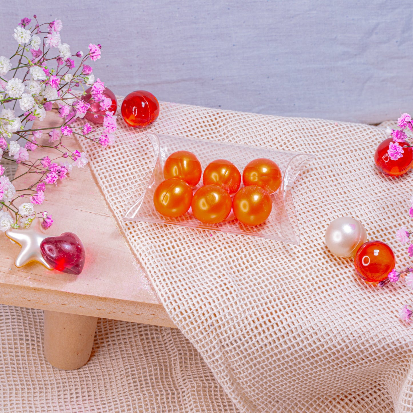Coffret 6 Perles de bain - Monoï