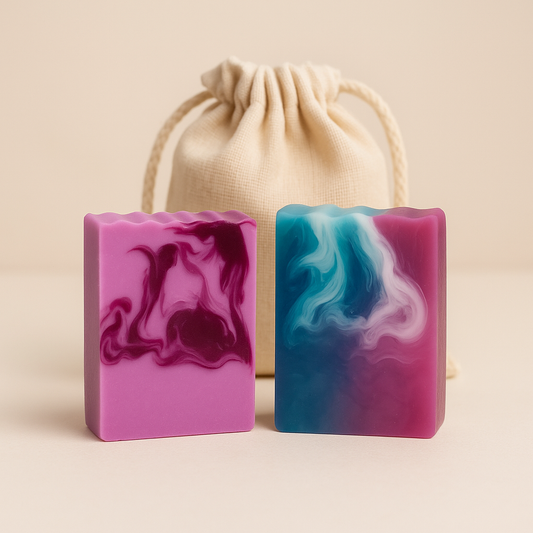 Pack 2 savons + pochon offert